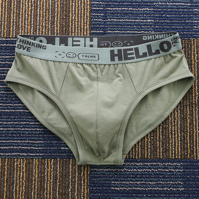 HELLO™ Home - Men's Briefs Underwear Boxer Men  Red